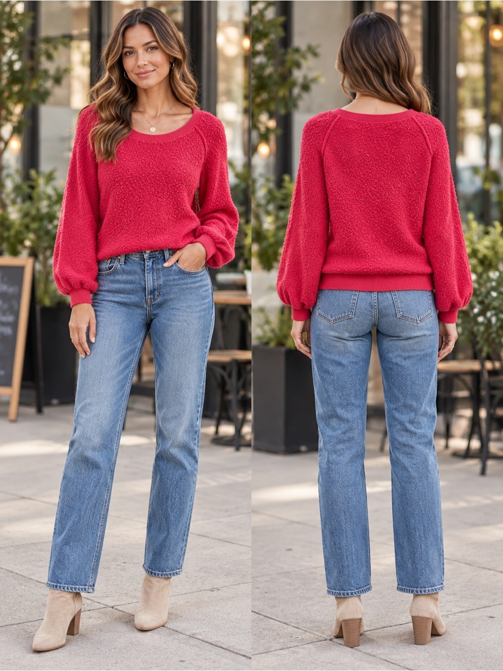 Free People Found My Friend Pullover Nub Textured Sweater